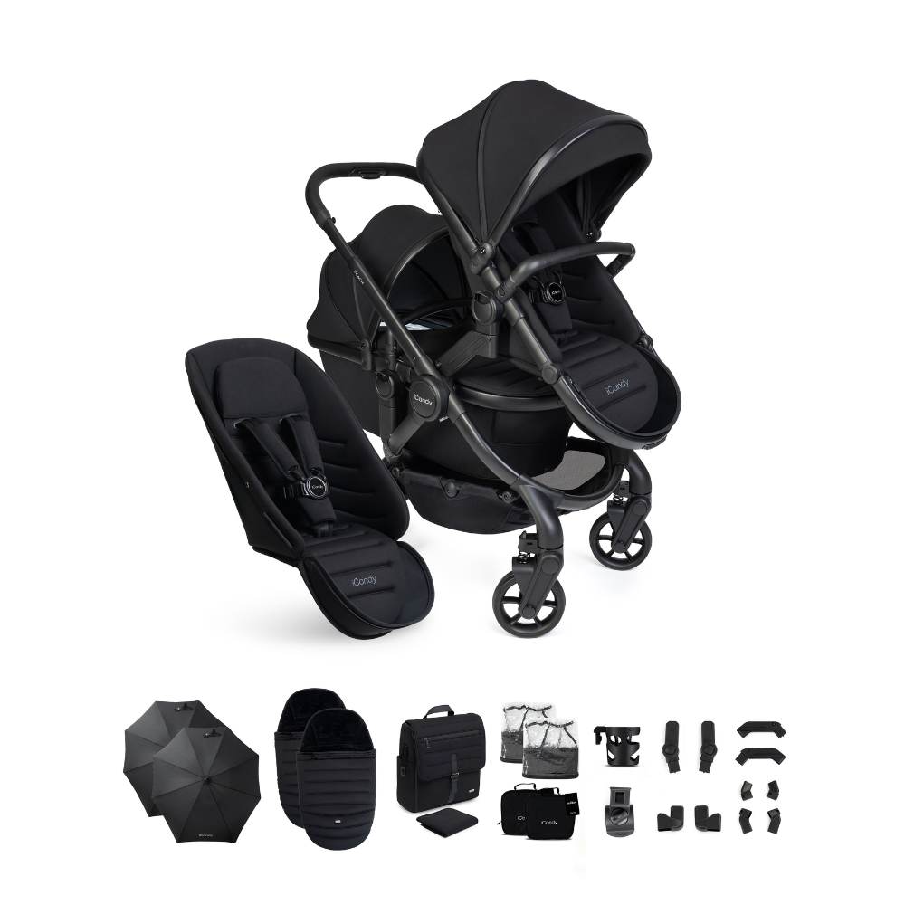 iCandy Peach 8 Complete Double – Black