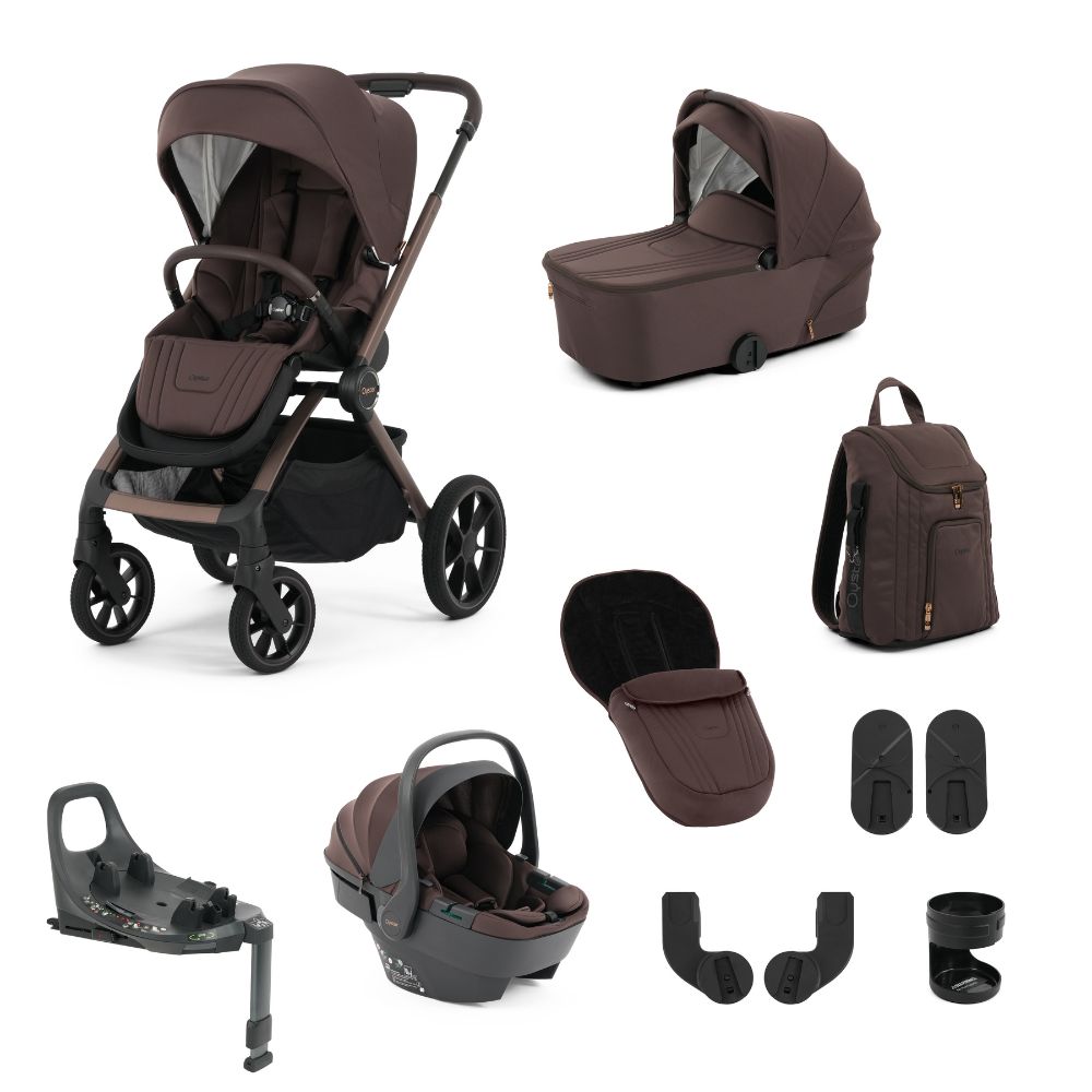 Babystyle Oyster Vee 360 Travel System - Chocolate