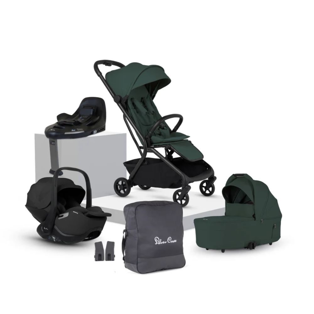 Nia Compact Travel System (8 Piece) - Connifer