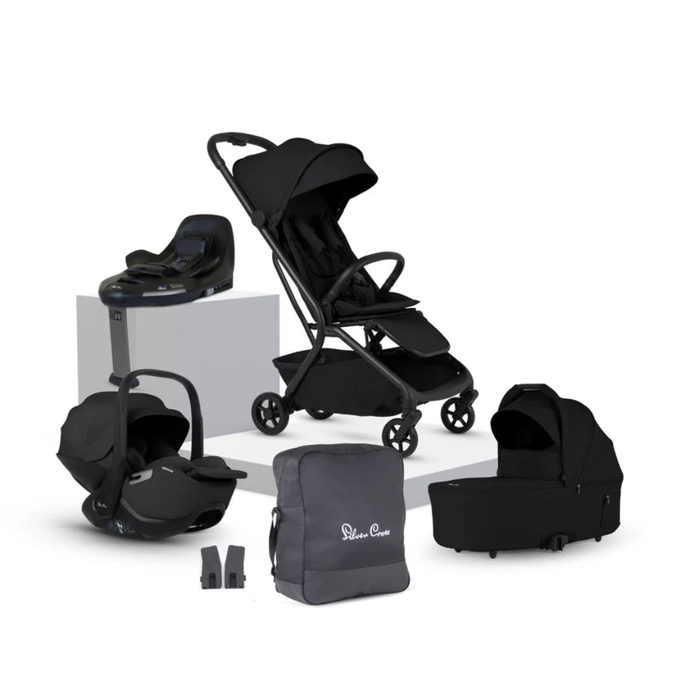Nia Compact Travel System (8 Piece) - Onyx