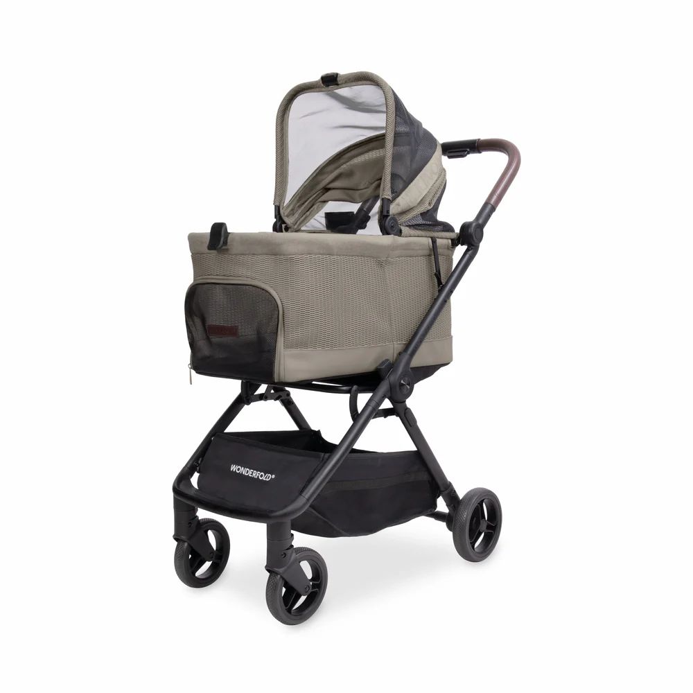 Wonderfold Bella Pet Stroller Dune (3) Wonderfold Bella Pet Stroller Dune