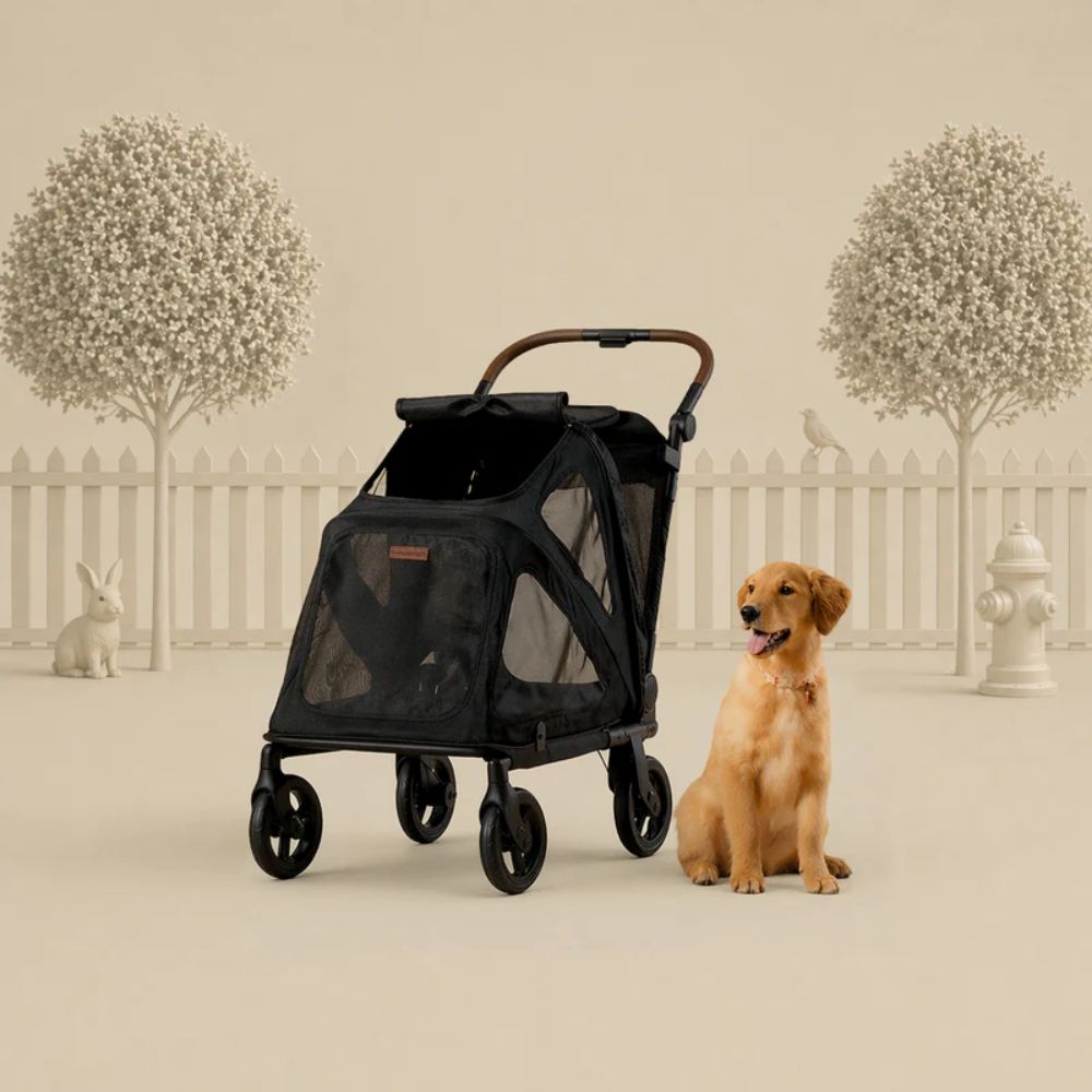Wonderfold Hudson Medium pet Stroller (2) Wonderfold Hudson FLATFOLD Pet Stroller