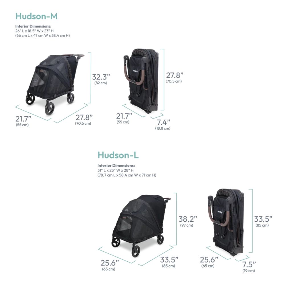 Wonderfold Hudson Medium pet Stroller (7) Wonderfold Hudson FLATFOLD Pet Stroller