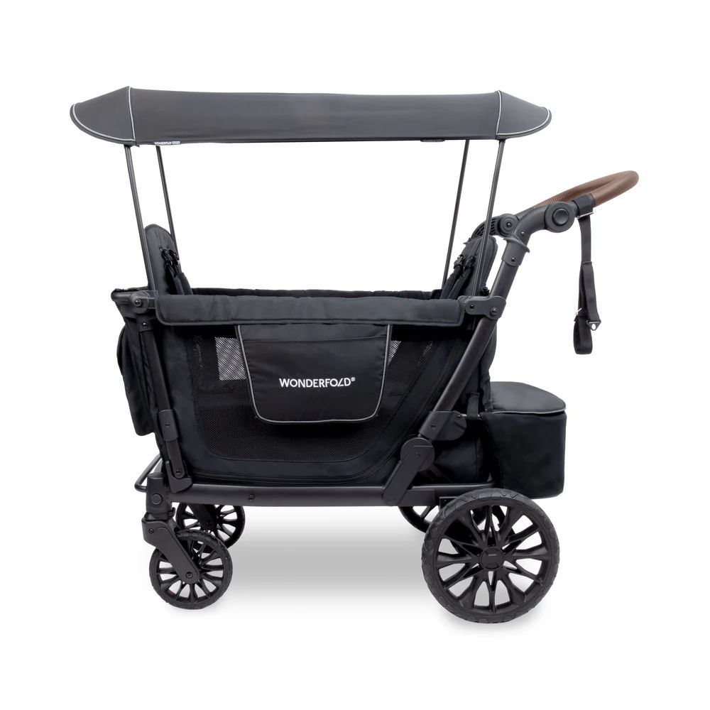 Wonderfold L2 Double Stroller Wagon Black