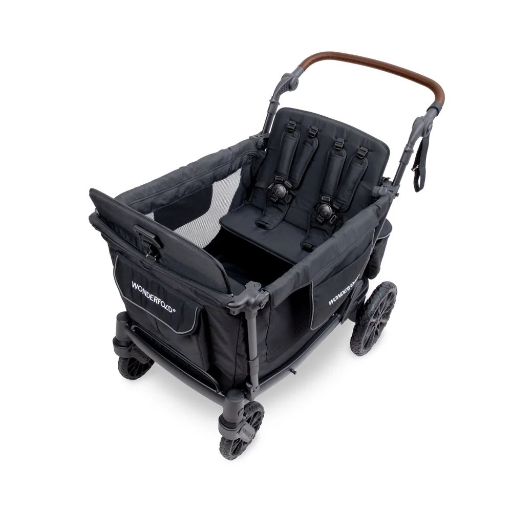 Wonderfold L4 Quad Stroller Wagon Black (4) Wonderfold L4 Quad Stroller Wagon black top