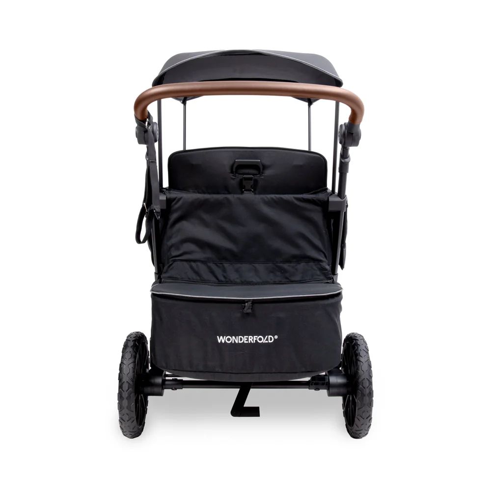 Wonderfold L4 Quad Stroller Wagon Black (5) Wonderfold L4 Quad Stroller Wagon black back