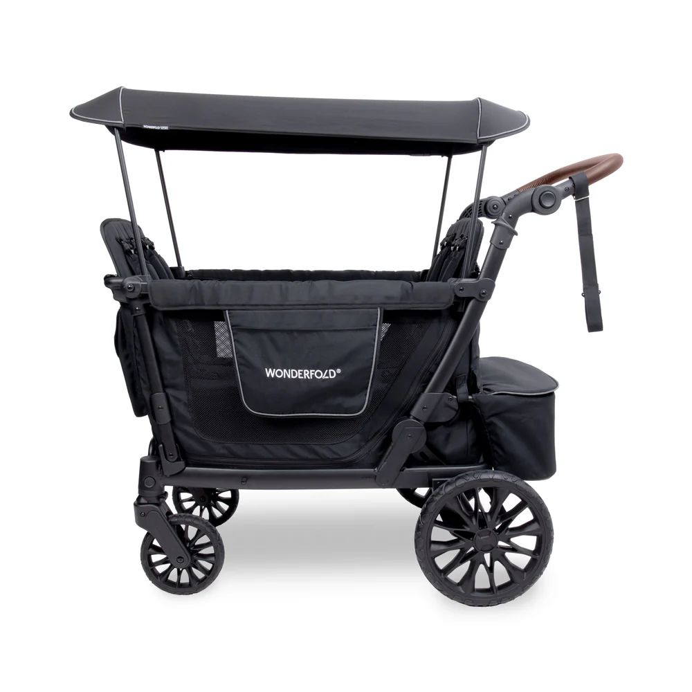 Wonderfold L4 Quad Stroller Wagon Black Wonderfold L4 Quad Stroller Wagon Black