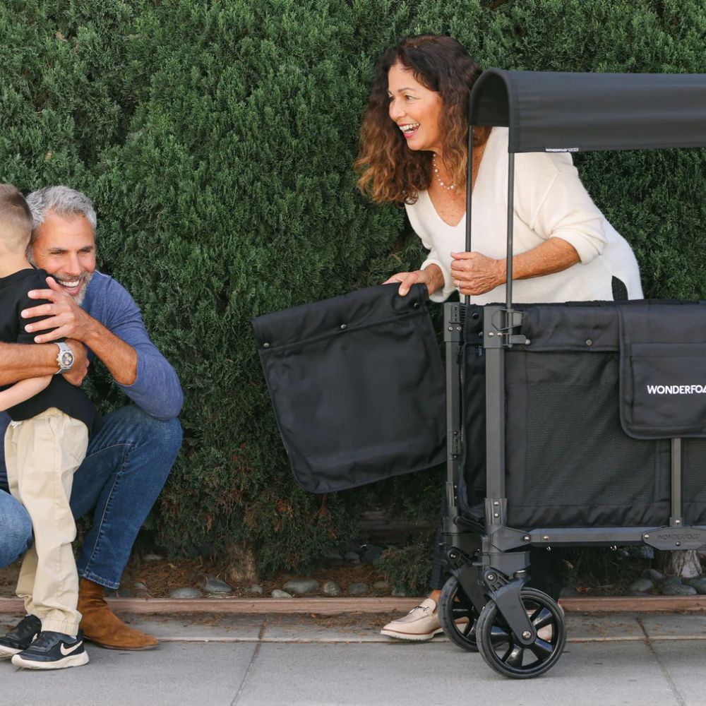 Wonderfold W2 Elite Pro Double Stroller Wagon black (11)