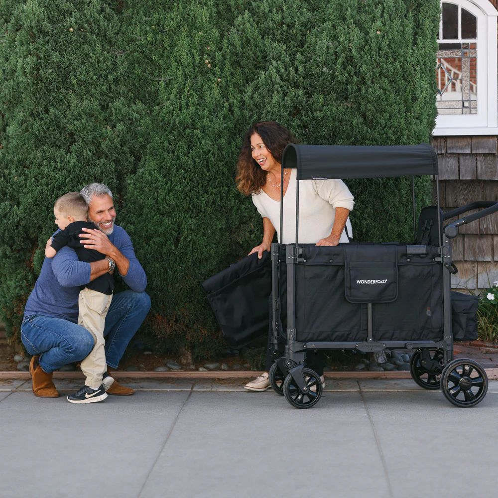 Wonderfold W2 Elite Pro Double Stroller Wagon black (4)