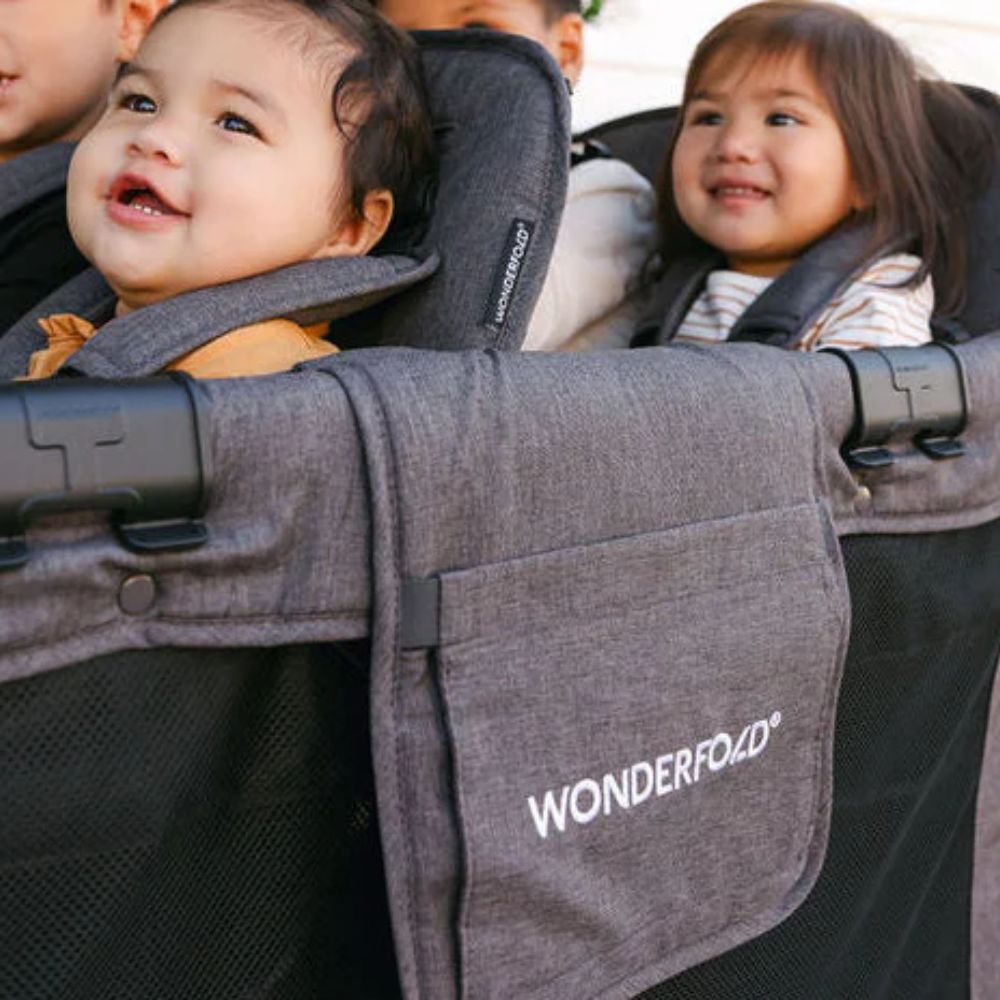 Wonderfold W4 Elite Pro Quad Stroller Wagon Grey (3) Wonderfold 4 Elite Pro Quad Stroller Wagon Grey ls
