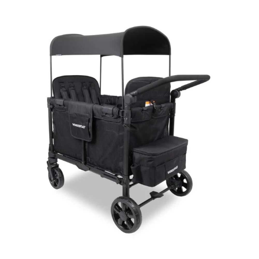 Wonderfold W4 Elite Pro Quad Stroller Wagon black (7) Wonderfold 4 Elite Pro Quad Stroller Wagon Balck 3