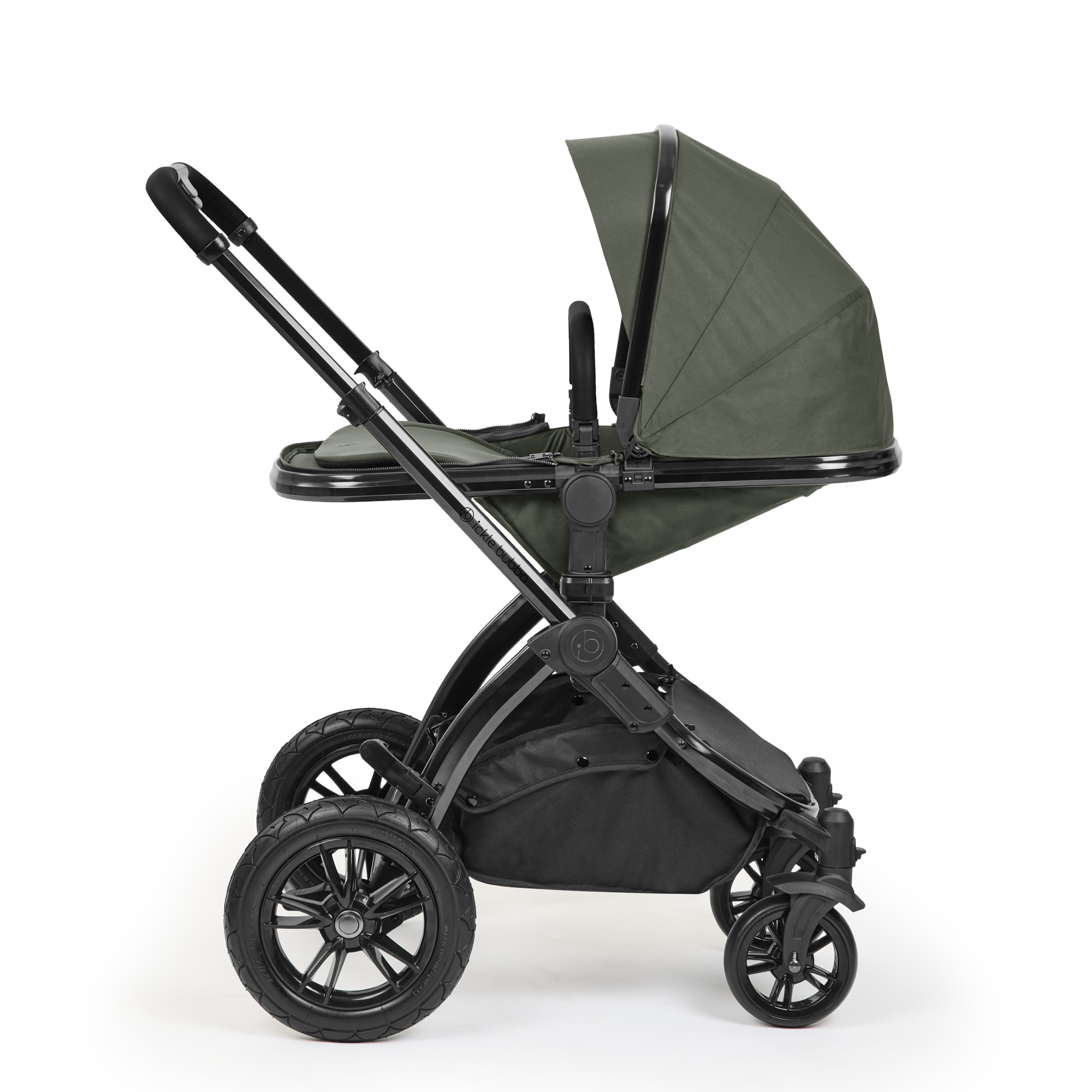 Ickle Bubba Stomp Luxe Elements Forest seat side recline Ickle Bubba Stomp Luxe Elements Forest seat side recline