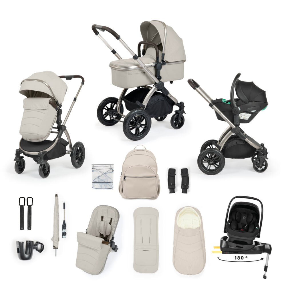 Stomp Luxe Elements Edition 15 Piece Travel System - Moonbeam