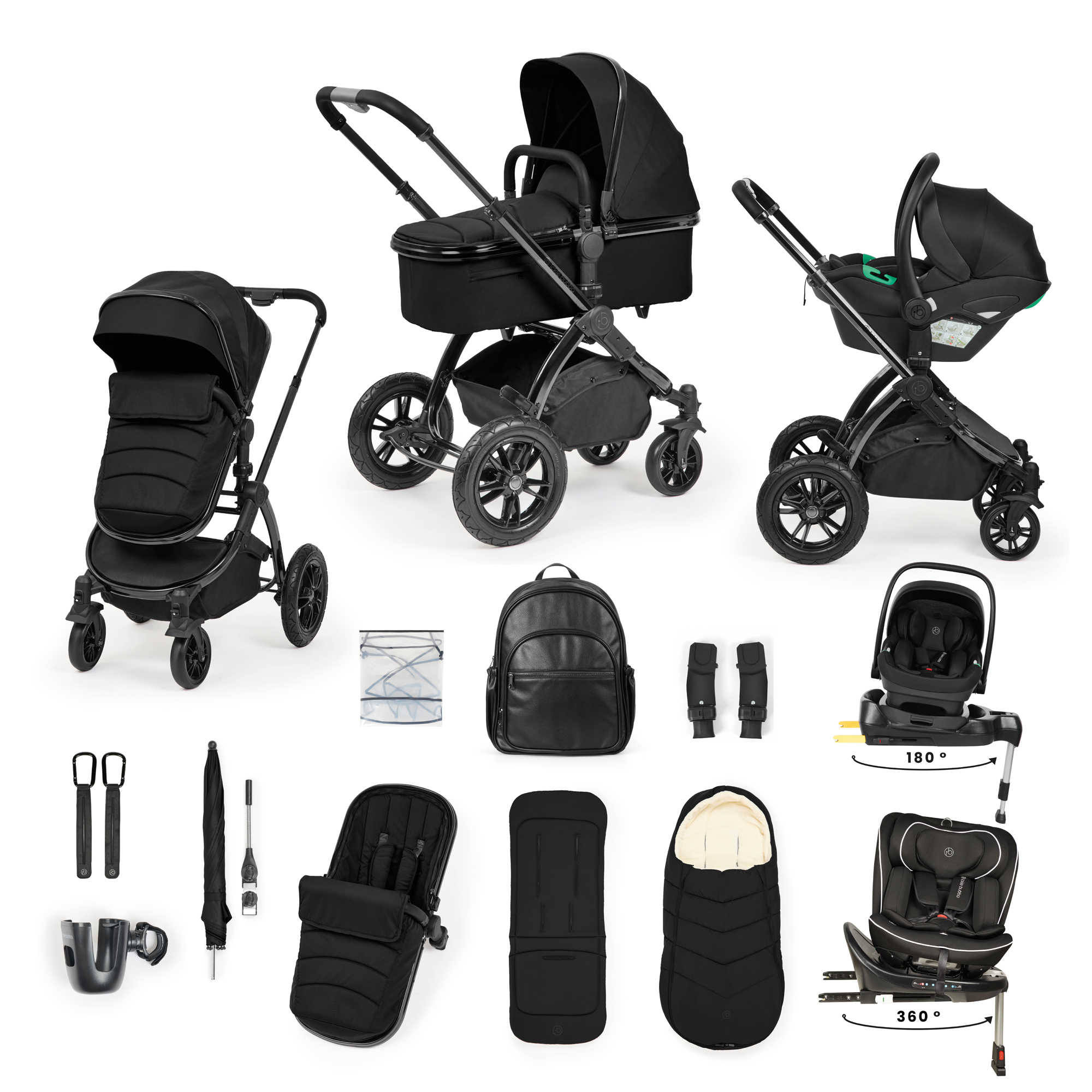 Stomp Luxe Elements Edition 16 Piece Travel Bundle - Raven Stomp Luxe Elements Edition 16 Piece Travel Bundle - Raven