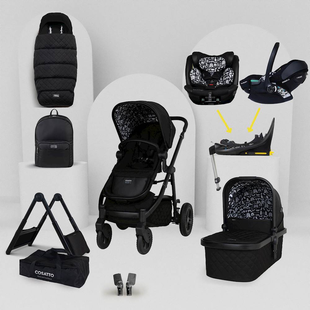 Cosatto Wow 3 Rotating Summer Value Bundle - Silhouette
