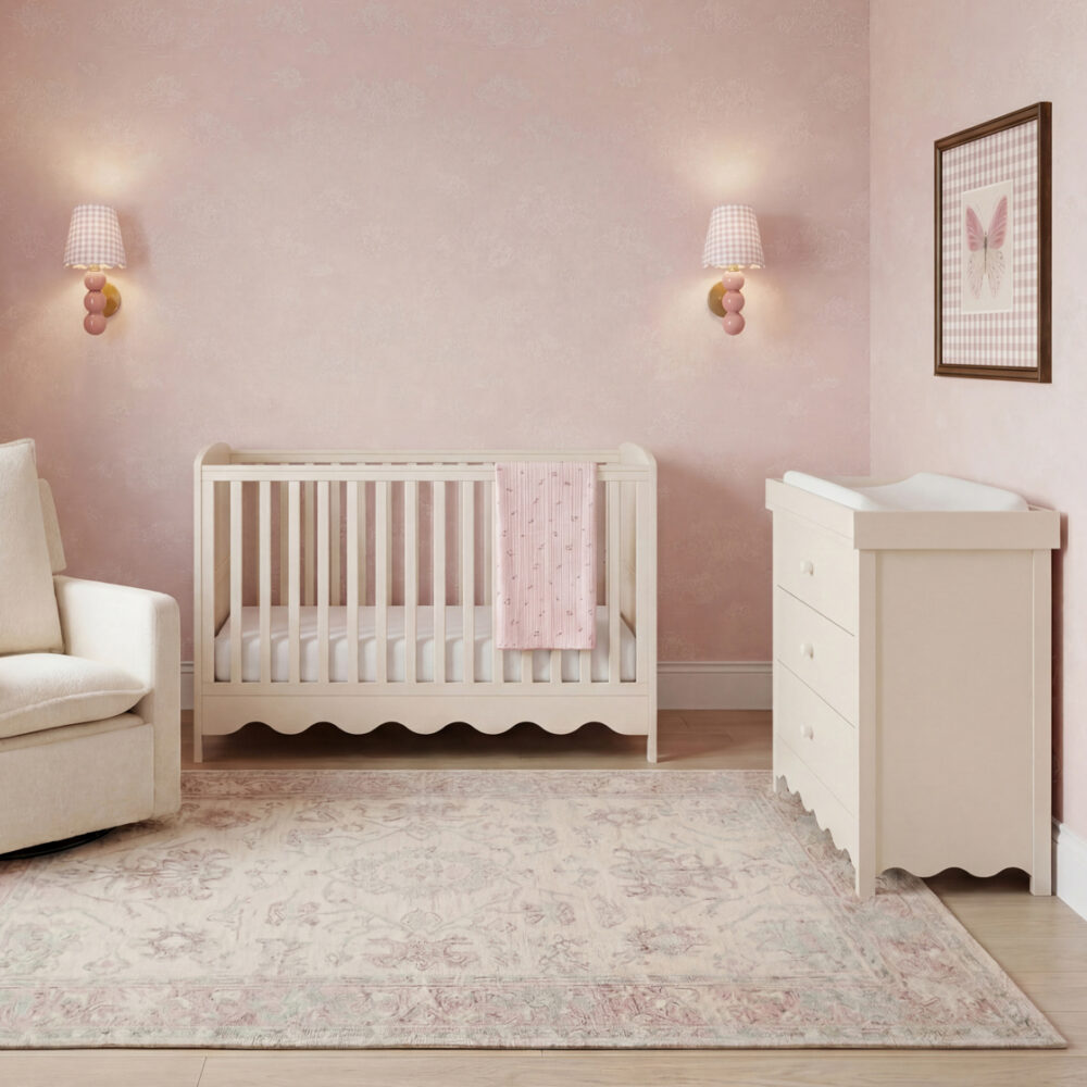 Bebe & Beyond Dancer 2 Piece Nursery Furniture - Cashmere