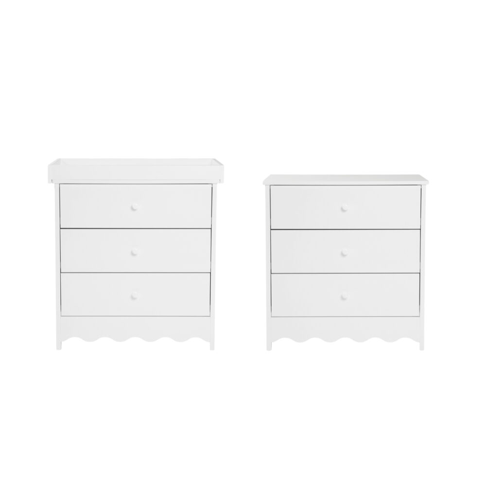 Dancer Dresser/Changer Nursery Furniture White
