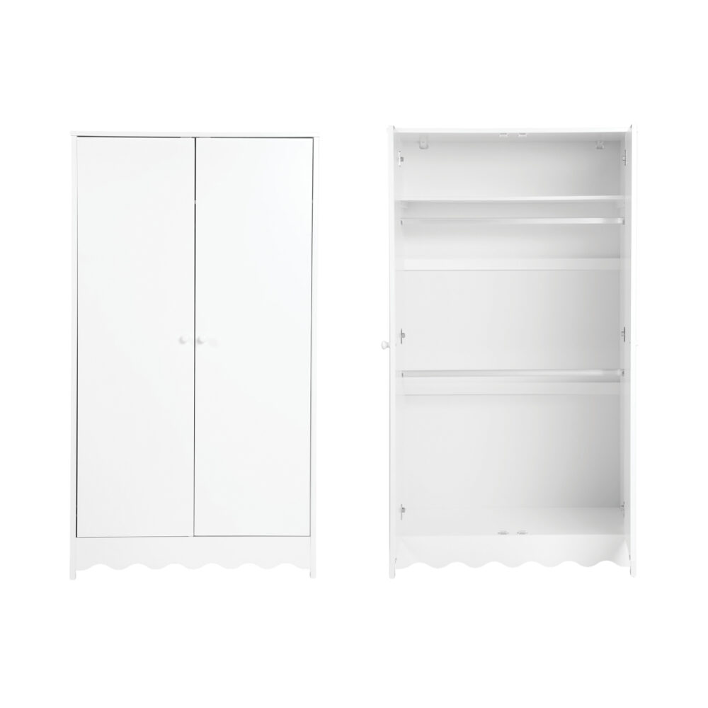Dancer Wardrobe Nursery Furniture White