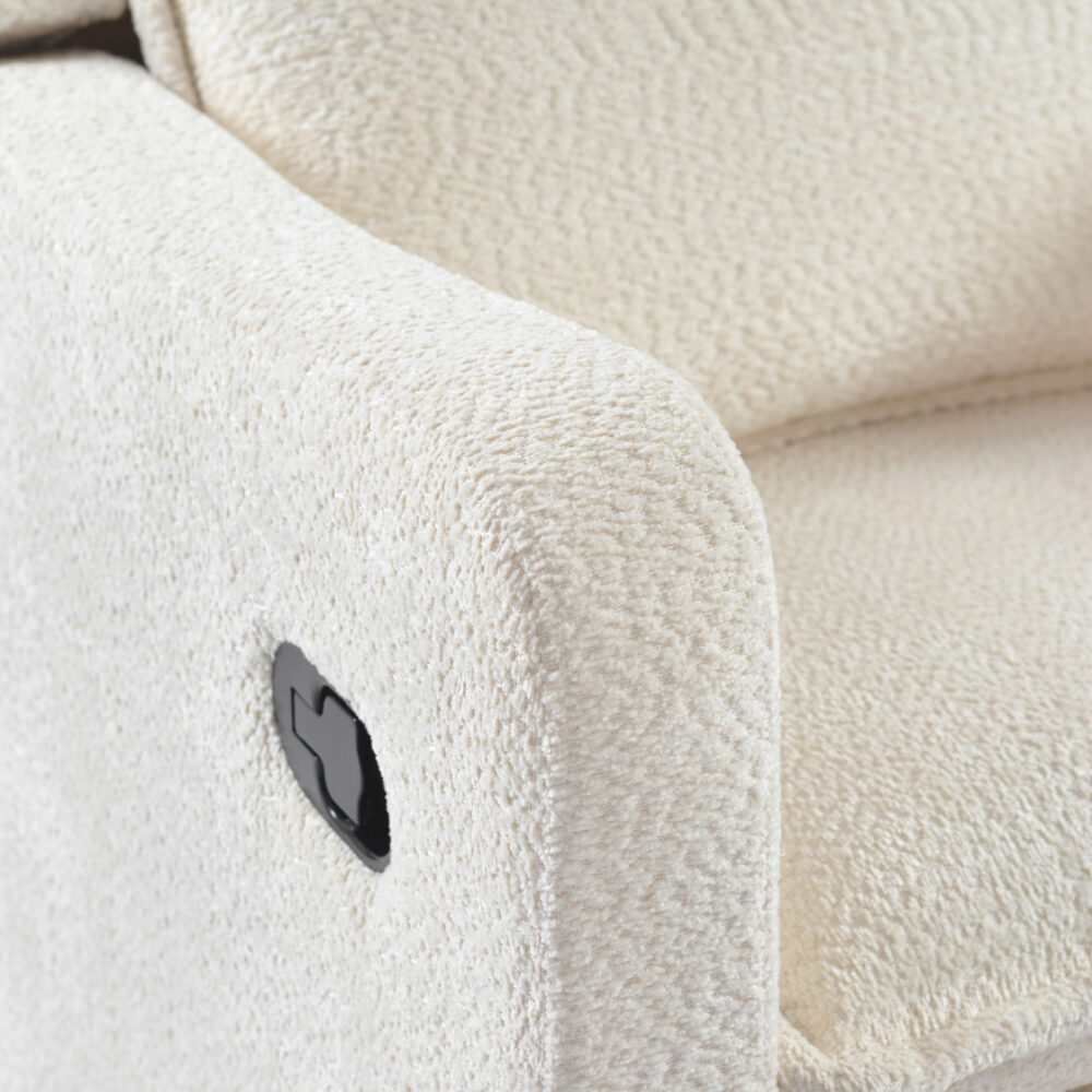 bebe & Beyond nestler 360 chair off white armrest