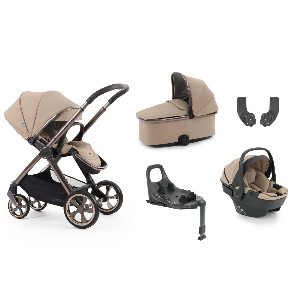 Babystyle Oyster 4 Essential Bundle with Capsule 360 Car Seat - Fawn