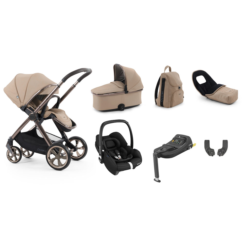 Babystyle Oyster 4 Luxury Bundle with Cabriofix Car Seat - Fawn