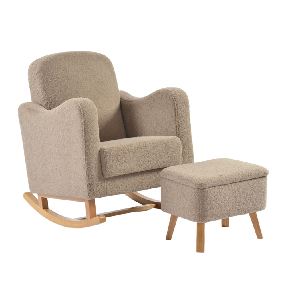 Bebe & Beyond Soother Nursing Chair - Biscuit Teddy 2