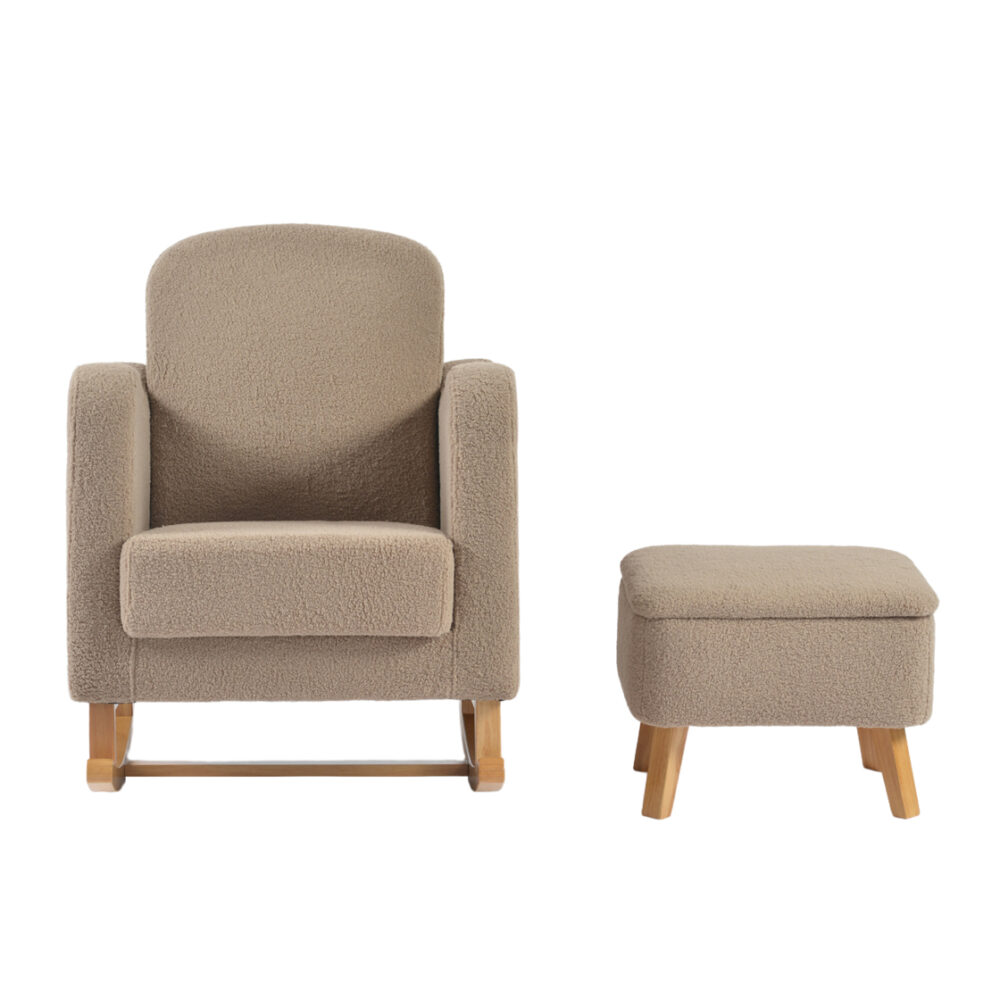 Bebe & Beyond Soother Nursing Chair - Biscuit Teddy