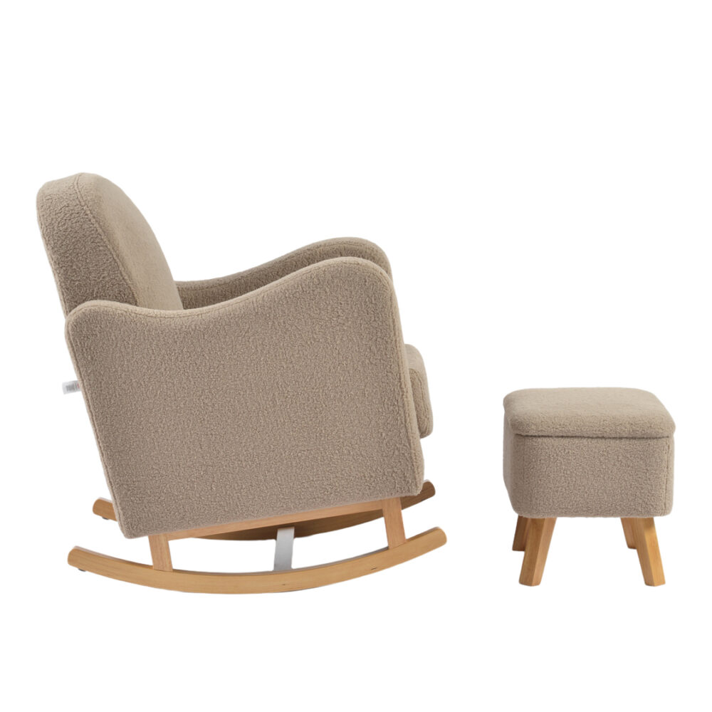 Bebe & Beyond Soother Nursing Chair - Biscuit Teddy 4