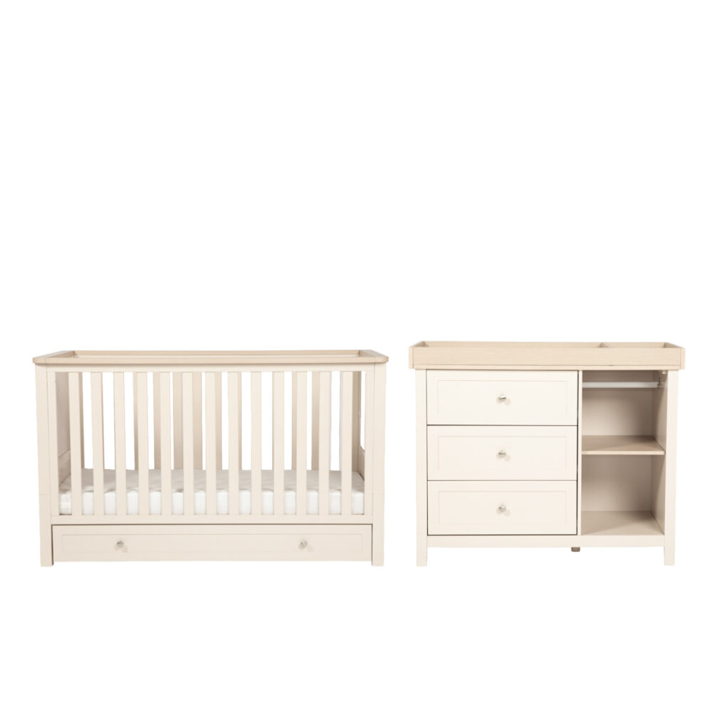 Bebe & Beyond Wanderer 2Piece Nursery Furniture - Cashmere