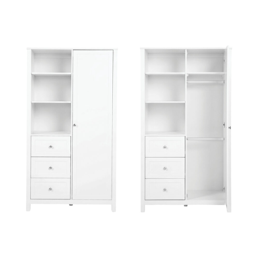 Bebe & Beyond Wanderer 2 Piece Nursery Furniture - White