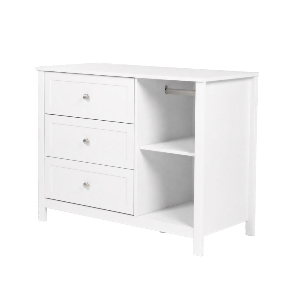 Bebe & Beyond Wanderer 2 Piece Nursery Furniture - White