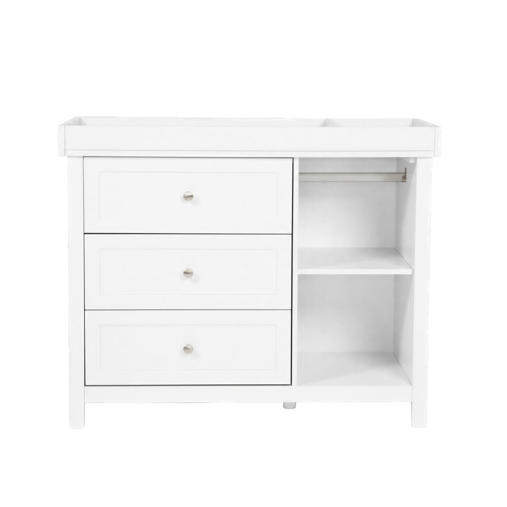 Bebe & Beyond Wanderer 2 Piece Nursery Furniture - White