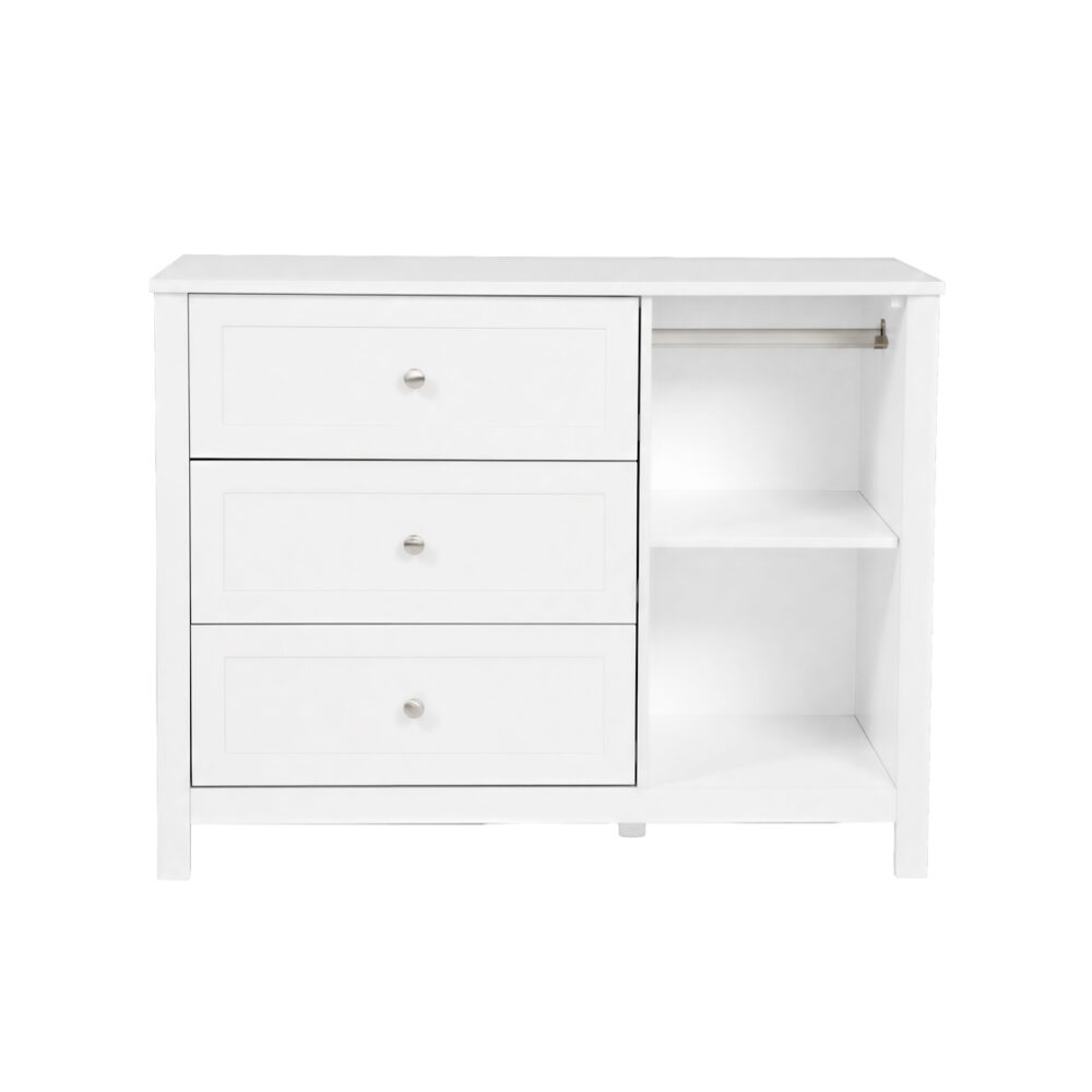 Bebe & Beyond Wanderer 2 Piece Nursery Furniture - White