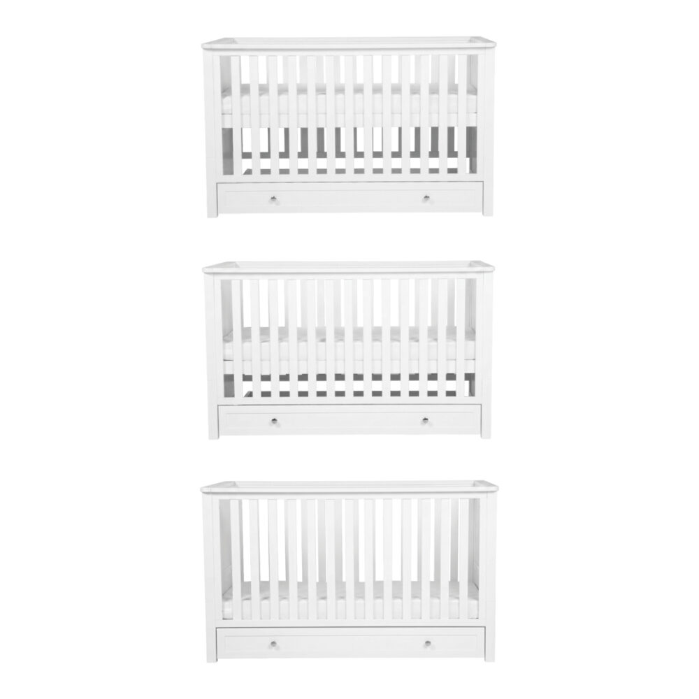 Bebe & Beyond Wanderer 2 Piece Nursery Furniture - White