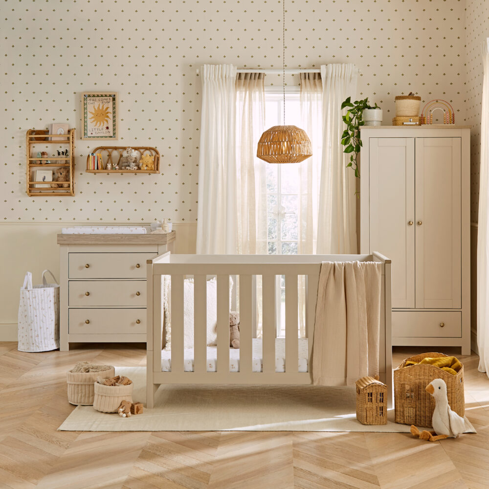 CuddleCo Luna Nursery Furniture cashmere
