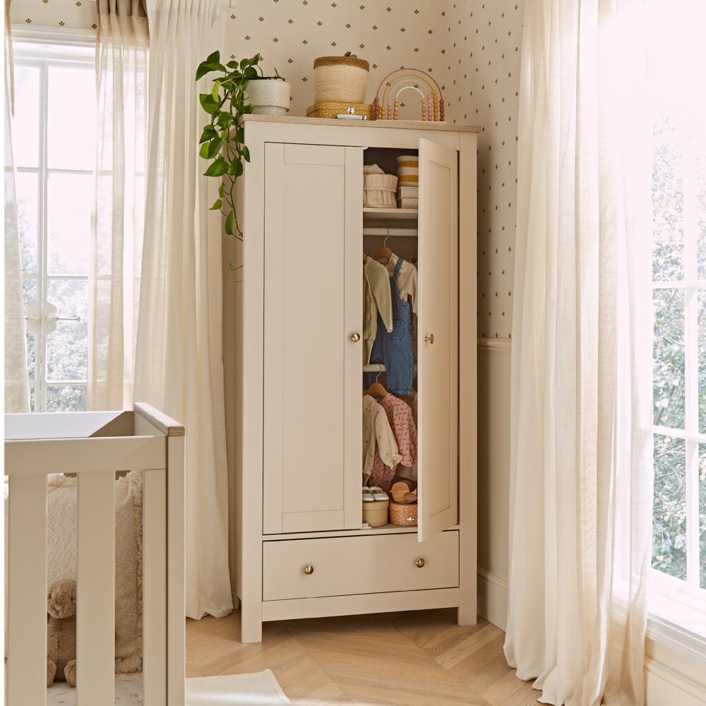 CuddleCo Luna 2 Piece Nursery Furniture Set - Cashmere