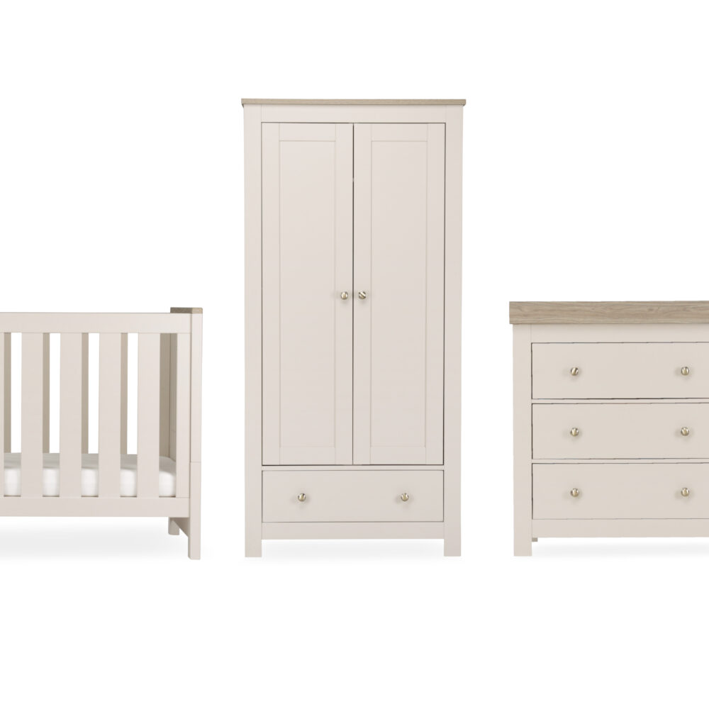 CuddleCo Luna Nursery Furniture cashmere