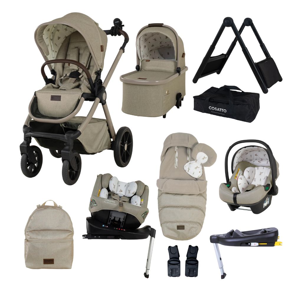 COSATTO GIGGLE 4 SE HUSHMOUSE HOMA AND TRAVEL ALL STAGE BUNDLE Hushmouse