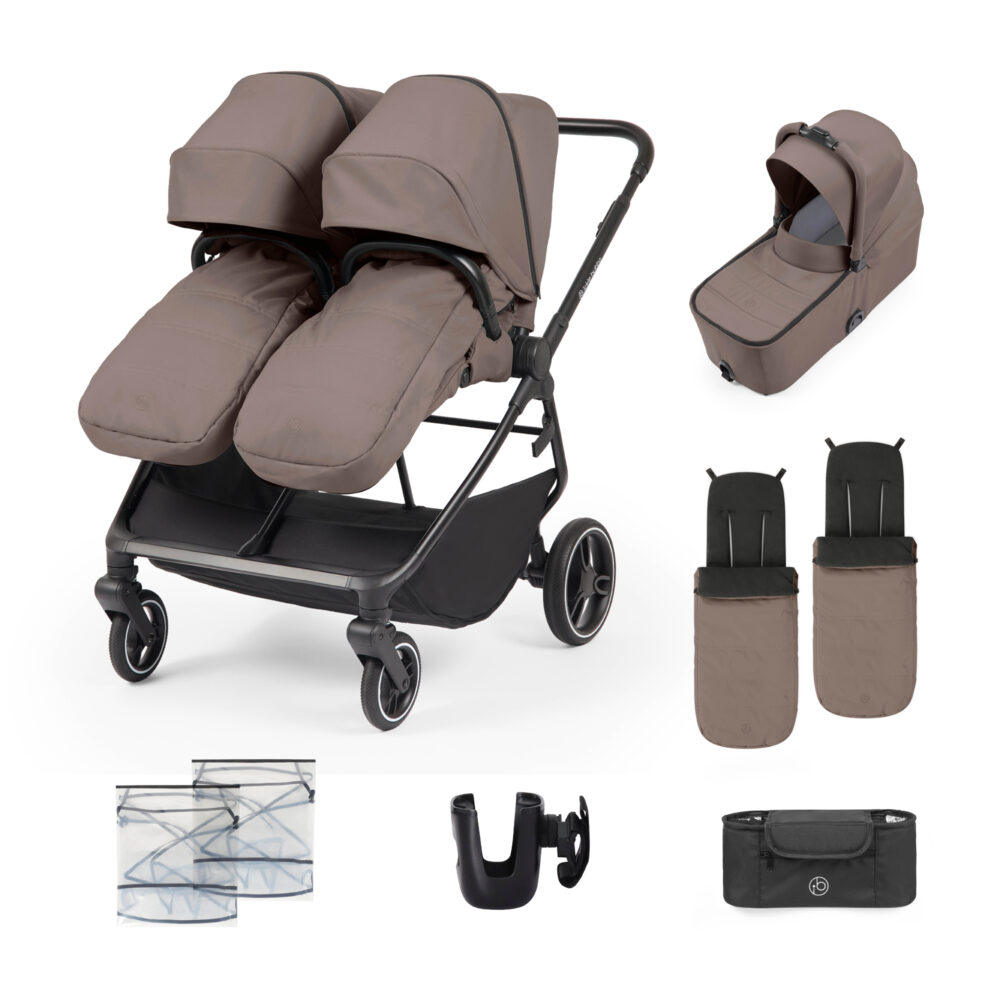 ICKLE BUBBA ALTAIR GROWING FAMILIES CARRYCOT AND SEAT MINK
